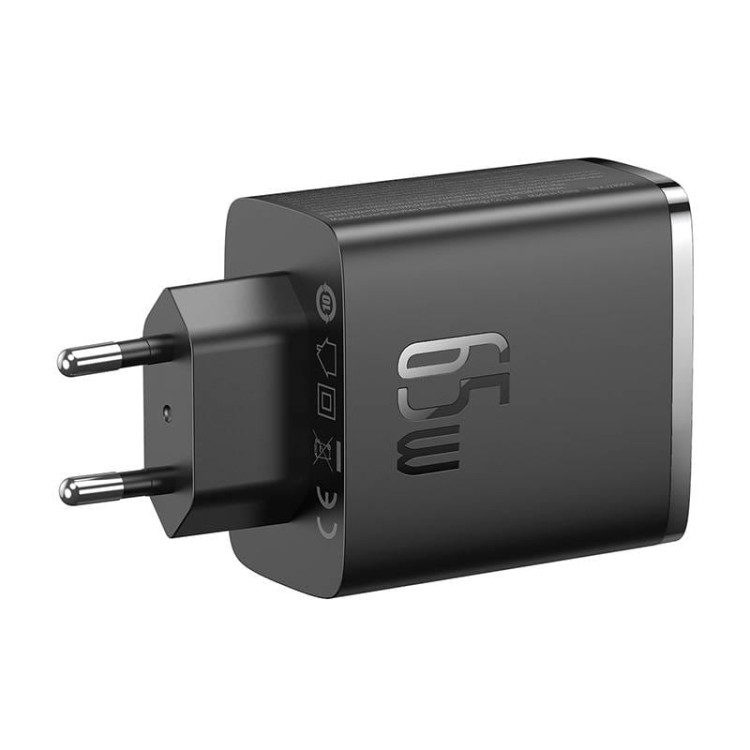 Ładowarka sieciowa Baseus OS-Cube Pro 2xUSB-C + USB-A 65W czarna
