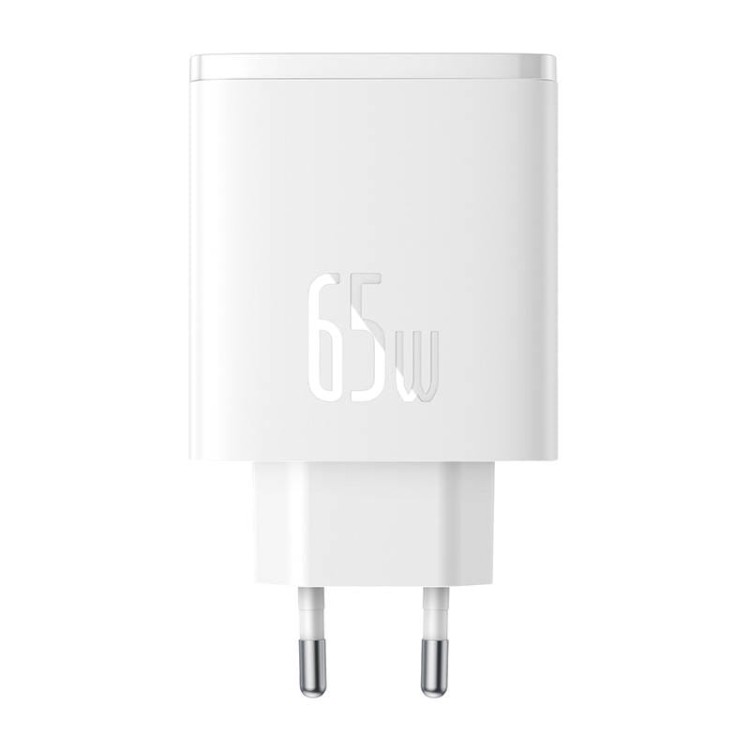 Ładowarka sieciowa Baseus OS-Cube Pro 2xUSB-C + USB-A 65W biała