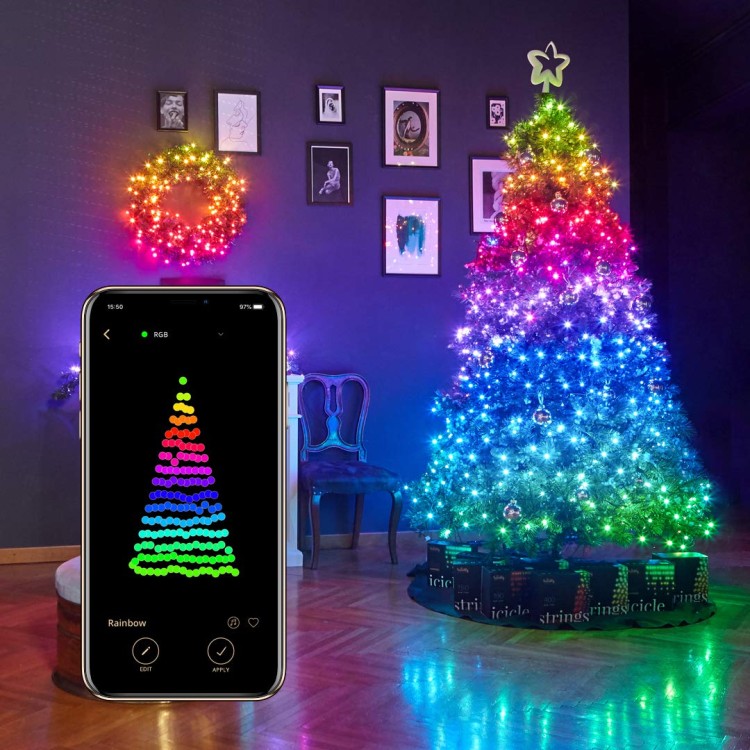 Smart lampki choinkowe Twinkly Cluster TWC400STP-BEU