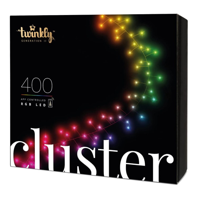 Smart lampki choinkowe Twinkly Cluster TWC400STP-BEU
