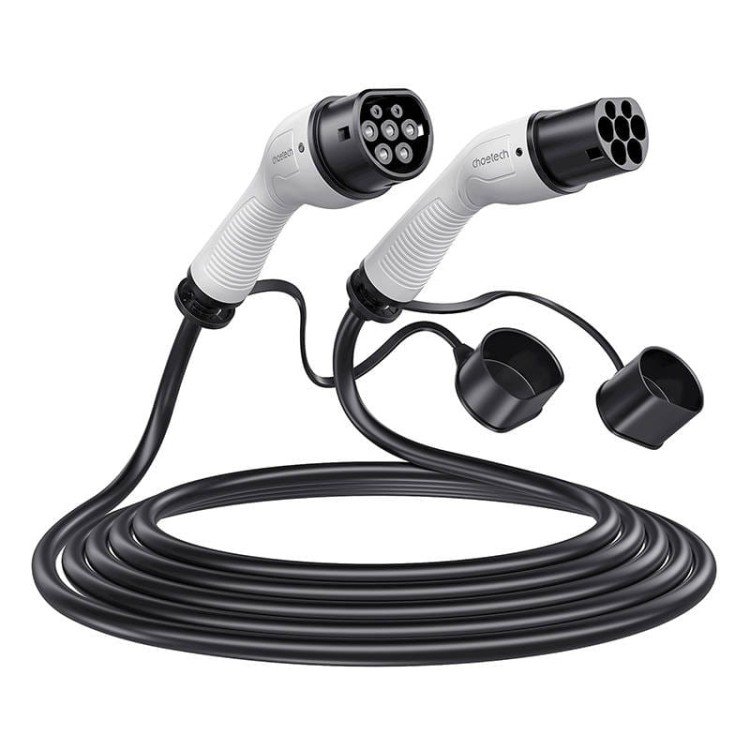 Kabel ładowarki do samochodu elektrycznego Choetech ACG13 22 kW biała
