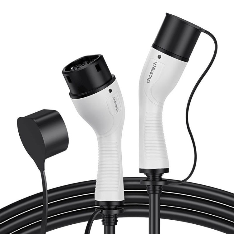 Kabel ładowarki do samochodu elektrycznego Choetech ACG13 22 kW biała