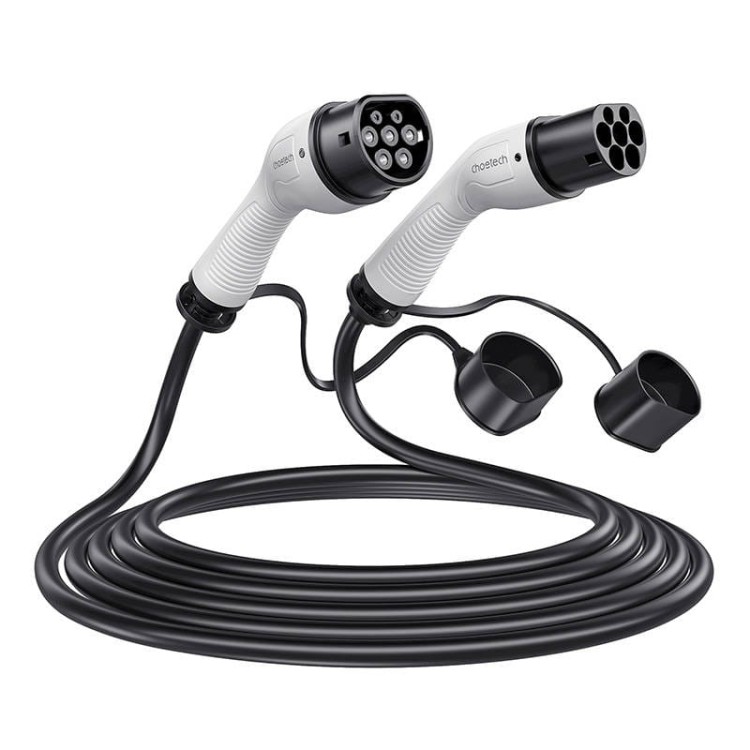 Kabel ładowarki do samochodu elektrycznego Choetech ACG12 7 kW biała