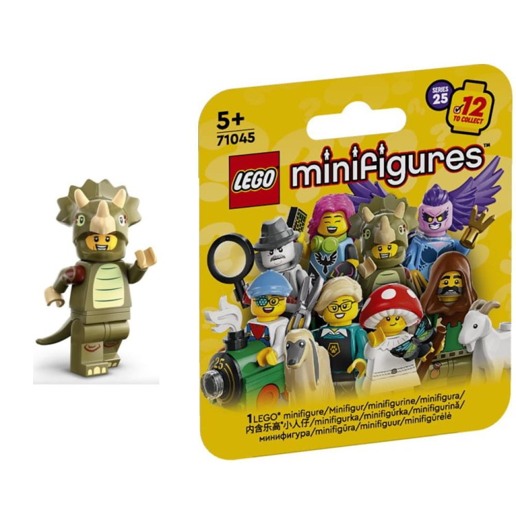 LEGO 71045 Minifigures Seria 25 Postać w stroju triceratopsa
