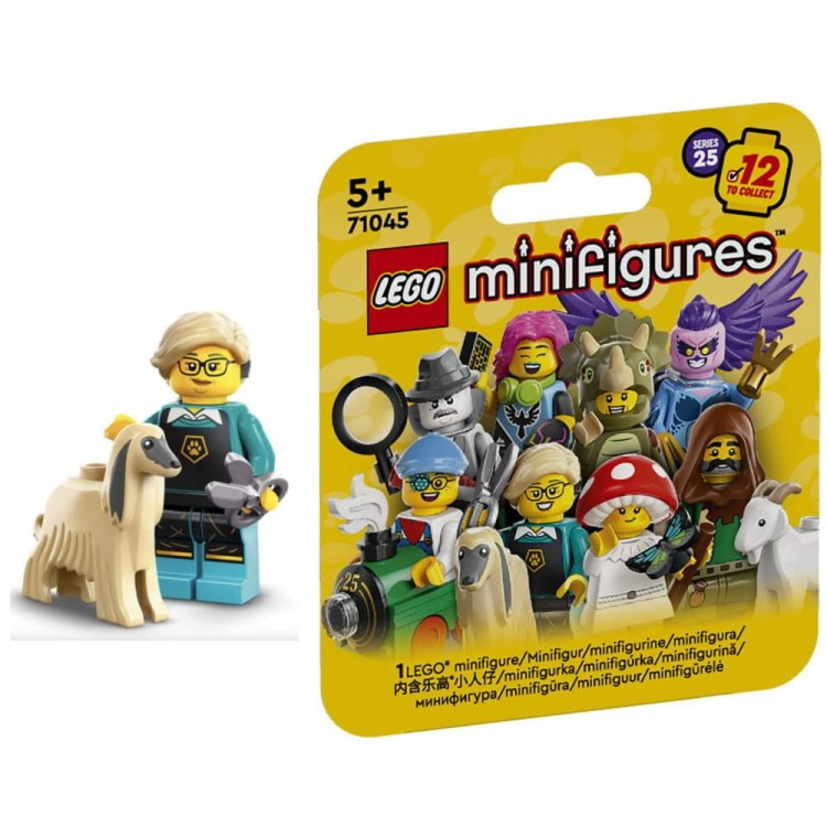 LEGO 71045 Minifigures Seria 25 Psi fryzjer z psem