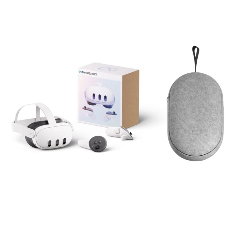 Gogle VR Meta Quest 3 128GB + Etui Oculus Meta Carrying Case