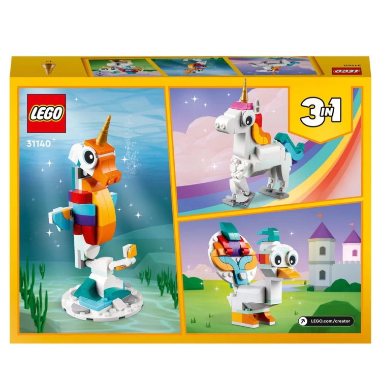 LEGO Creator Magiczny jednorożec 3w1 31140