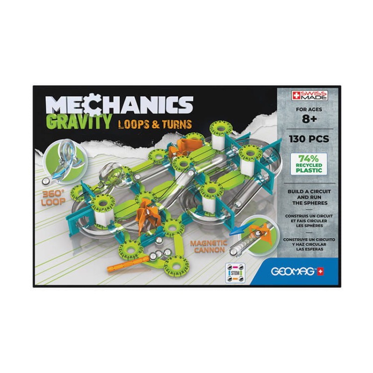 Klocki magnetyczne Mechanics Gravity Loops&Turns Geomag GEO-763