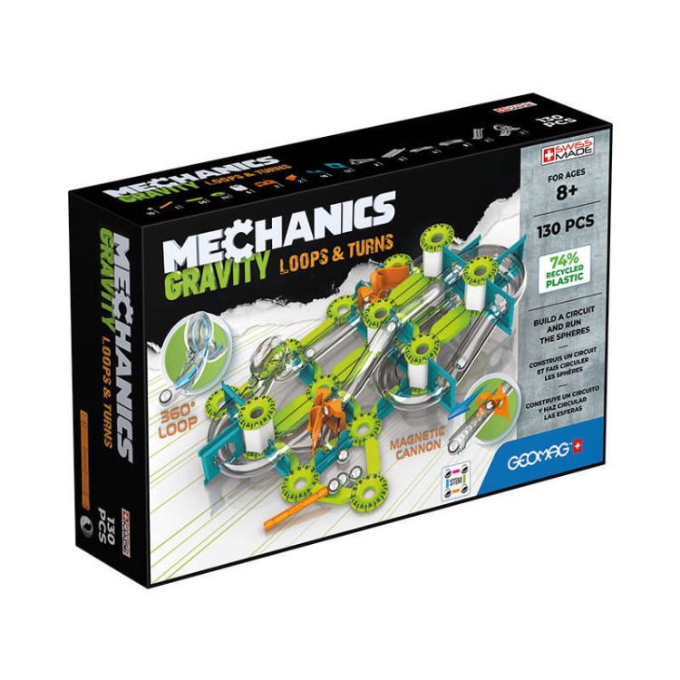 Klocki magnetyczne Mechanics Gravity Loops&Turns Geomag GEO-763