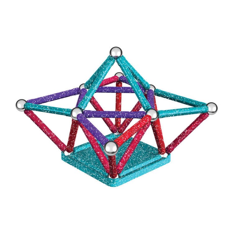 Klocki magnetyczne Glitter Recycled Geomag GEO-536G