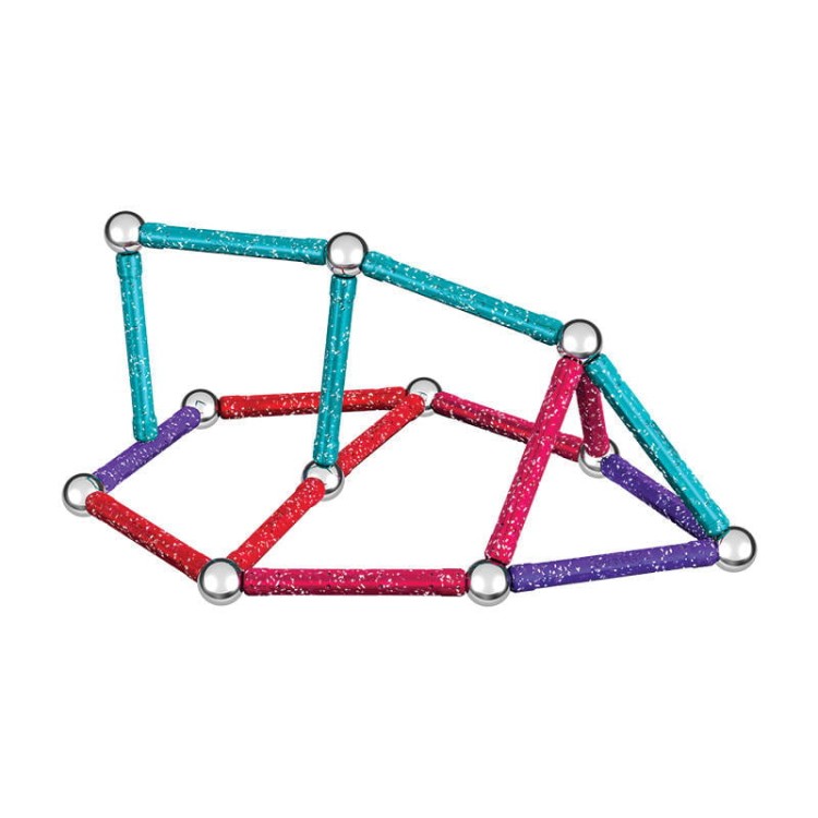 Klocki magnetyczne Glitter Recycled Geomag GEO-536G