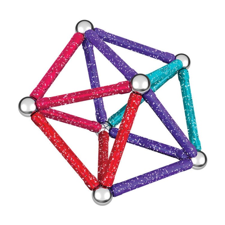 Klocki magnetyczne Glitter Recycled Geomag GEO-536G