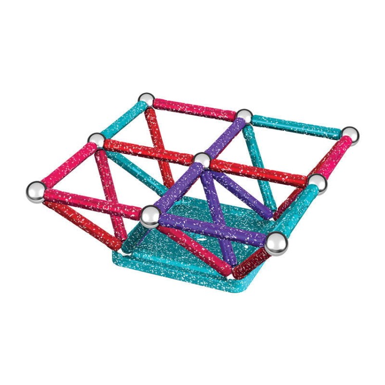 Klocki magnetyczne Glitter Recycled Geomag GEO-536G