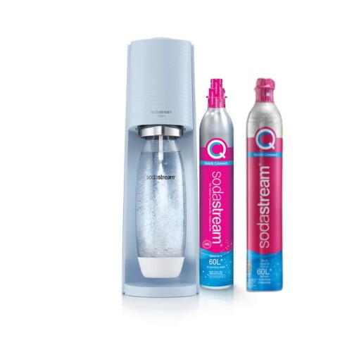 SodaStream Terra blue + SodaStream Cylinder z gazem CO2 Quick Connect