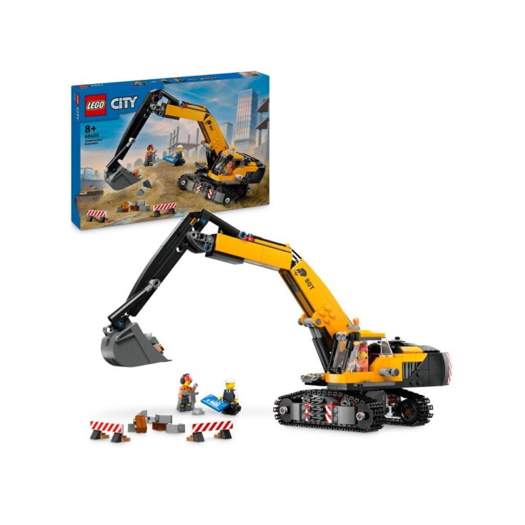 LEGO City Żółta koparka 60420