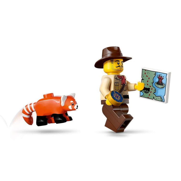 LEGO City Quad badacza dżungli z pandą czerwoną 60424