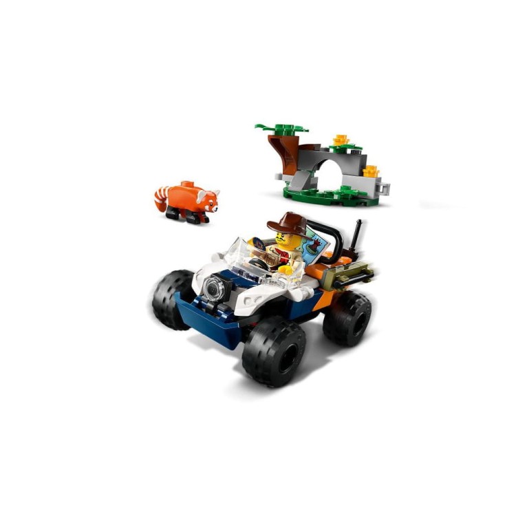 LEGO City Quad badacza dżungli z pandą czerwoną 60424