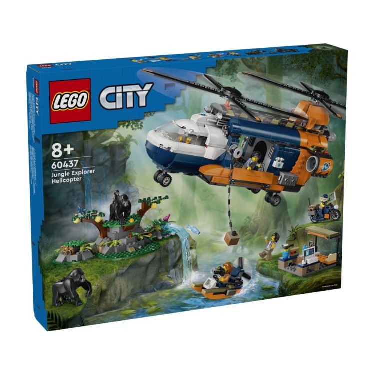 LEGO City Helikopter badaczy dżungli w bazie 60437