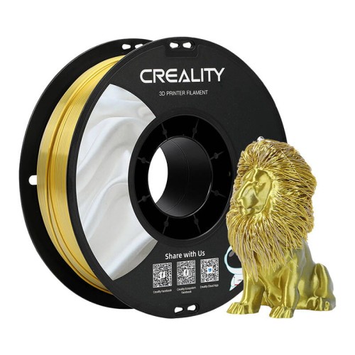 Filament CR-Silk PLA Creality złoto-srebrny