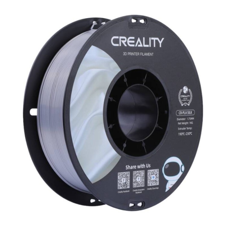 Filament CR-Silk PLA Creality srebrny
