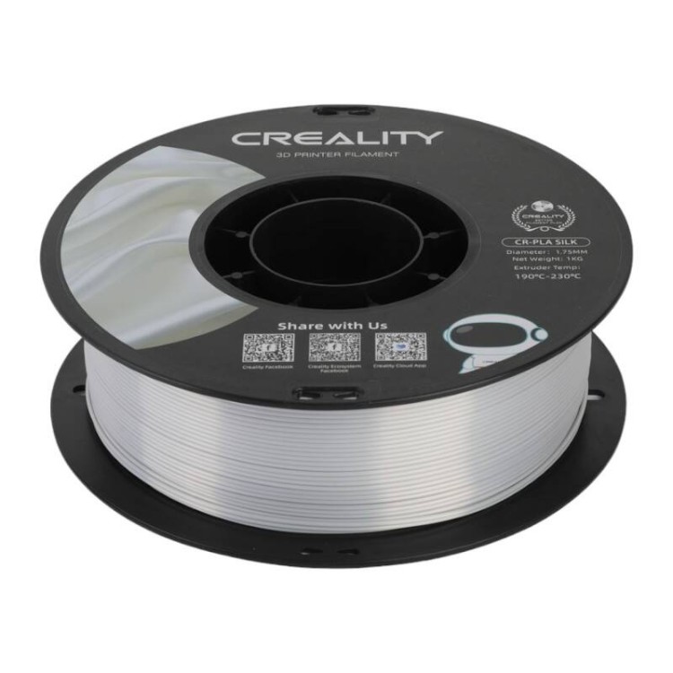 Filament CR-Silk PLA Creality srebrny