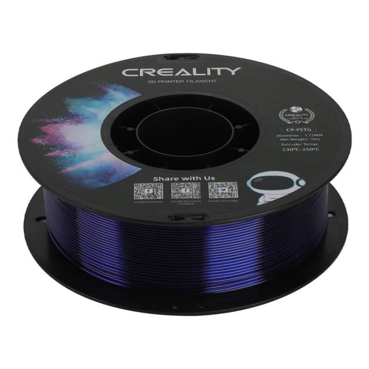 Filament CR-PETG Creality przeźroczysty niebieski