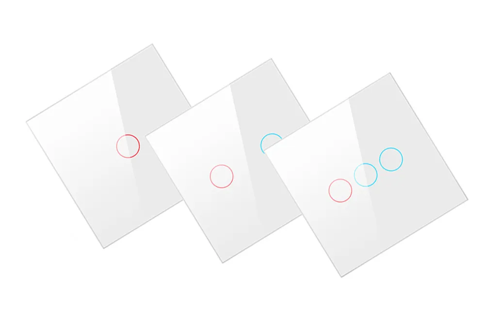 Dotykowy włącznik światła ZigBee Avatto ZTS02-EU-W1 pojedynczy TUYA biały