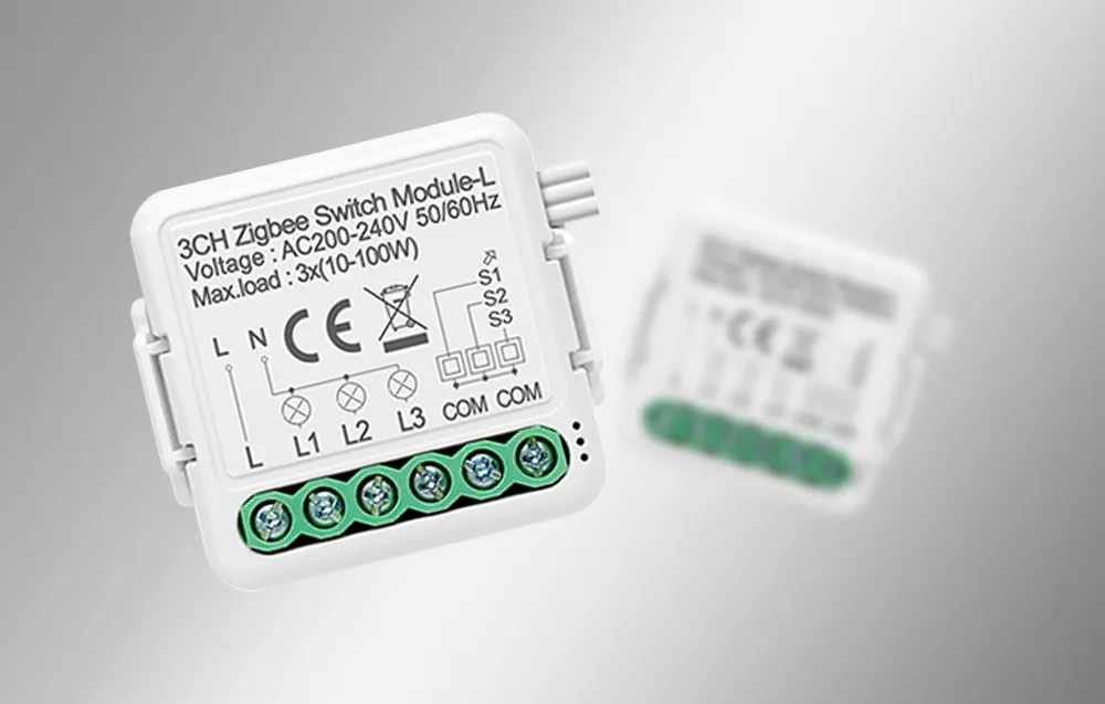 Inteligentny przełącznik dopuszkowy ZigBee Avatto N-LZWSM01-3 bez neutralnego TUYA