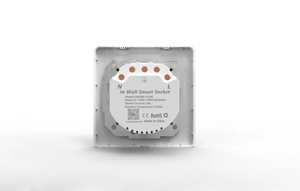 Inteligentne gniazdo ścienne WiFi Avatto N-WOT10-EU-W TUYA białe