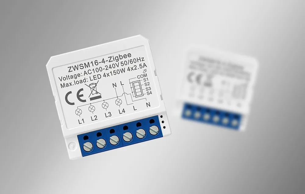 Inteligentny przełącznik dopuszkowy ZigBee Avatto ZWSM16-W4 TUYA