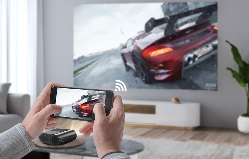 bezprzewodowy rzutnik / projektor BYINTEK K9 Multiscreen LCD 1920x1080p