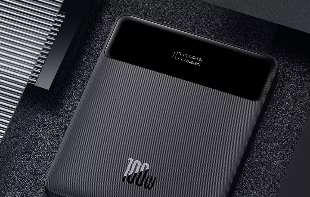 Powerbank Baseus Blade 20000mAh 2xUSB-A+ 2xUSB-C 100W czarny