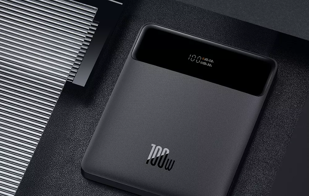 Powerbank Baseus Blade 20000mAh 2xUSB-A+ 2xUSB-C 100W czarny