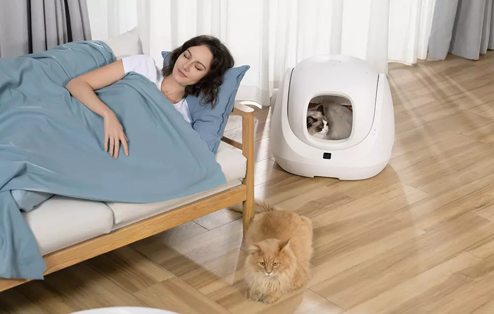 Inteligentna samoczyszcząca kuweta dla kotów Catlink BayMax