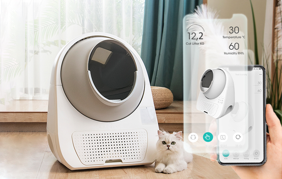 Inteligentna samoczyszcząca kuweta dla kotów Catlink Pro-X Luxury Version