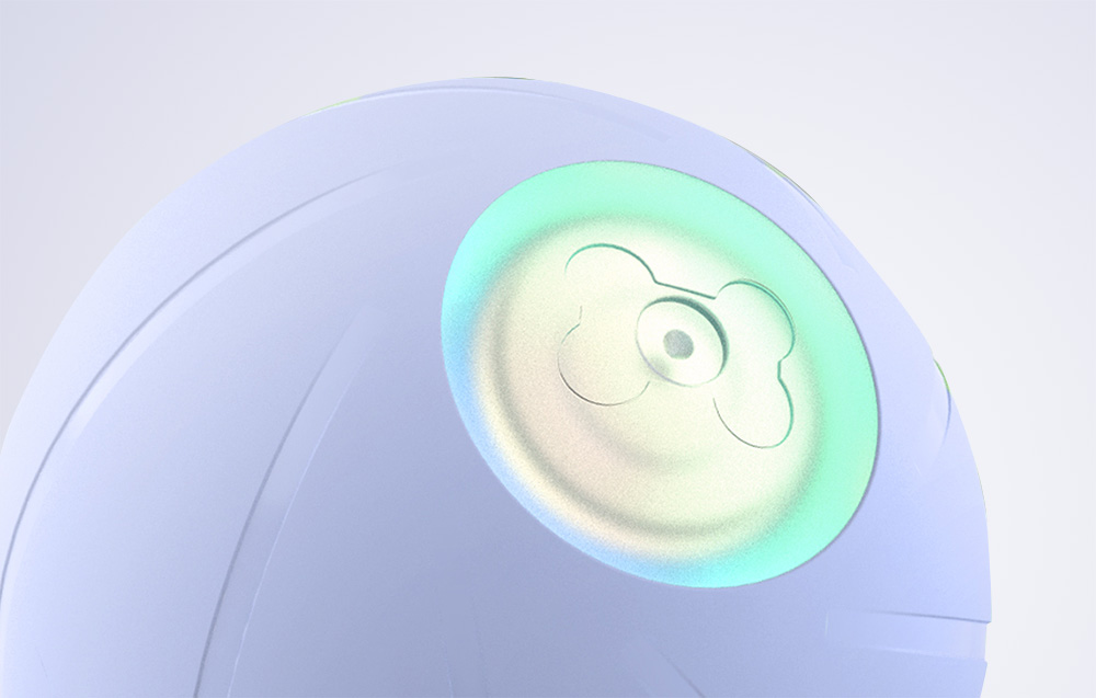 Interaktywna piłka dla zwierząt Cheerble Ball PE (Fiolet)