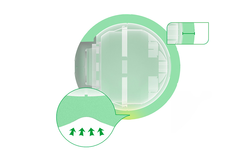 Interaktywna piłka dla zwierząt Cheerble Ball PE zielona