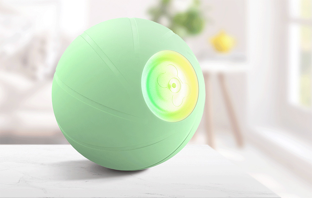 Interaktywna piłka dla zwierząt Cheerble Ball PE zielona