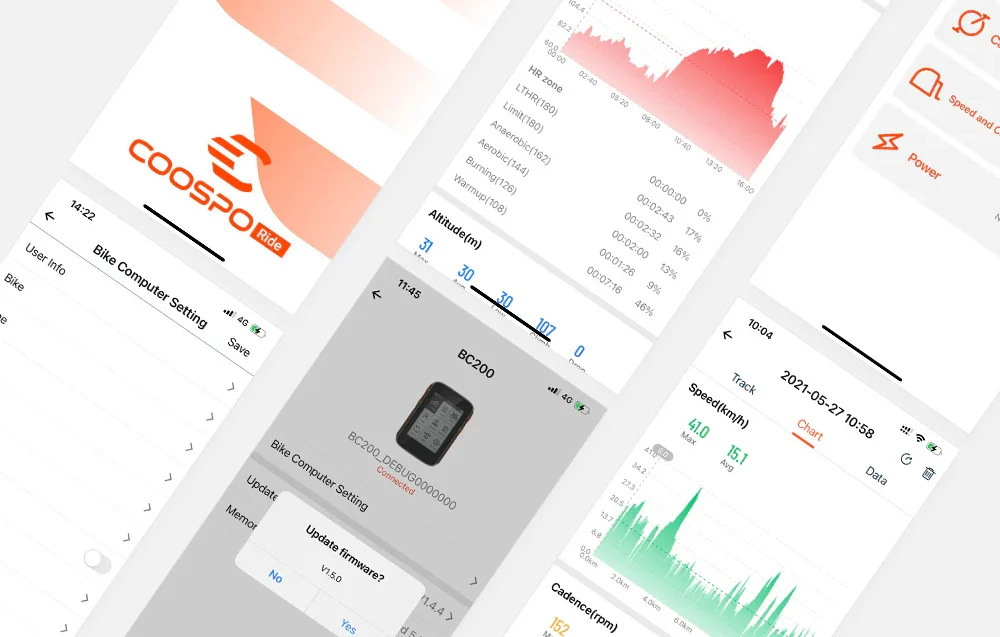 Komputer rowerowy Coospo BC200