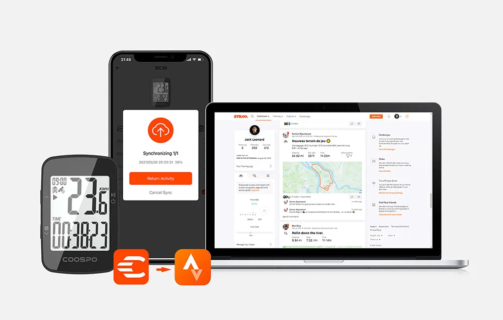 Komputer rowerowy Coospo BC26