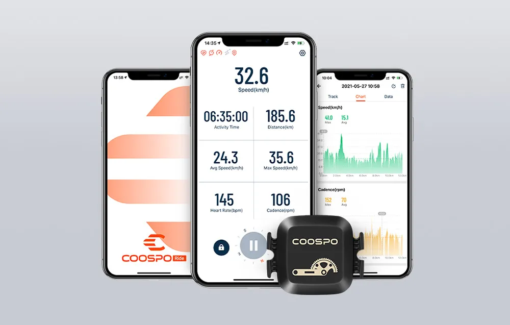 Czujnik kadencji i prędkości Coospo BK467