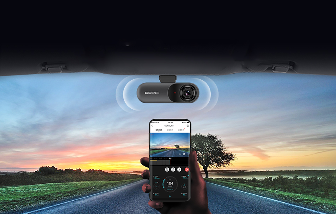 wideorejestrator DDPAI Mola N3 GPS 2K 1600p/30fps WIFI