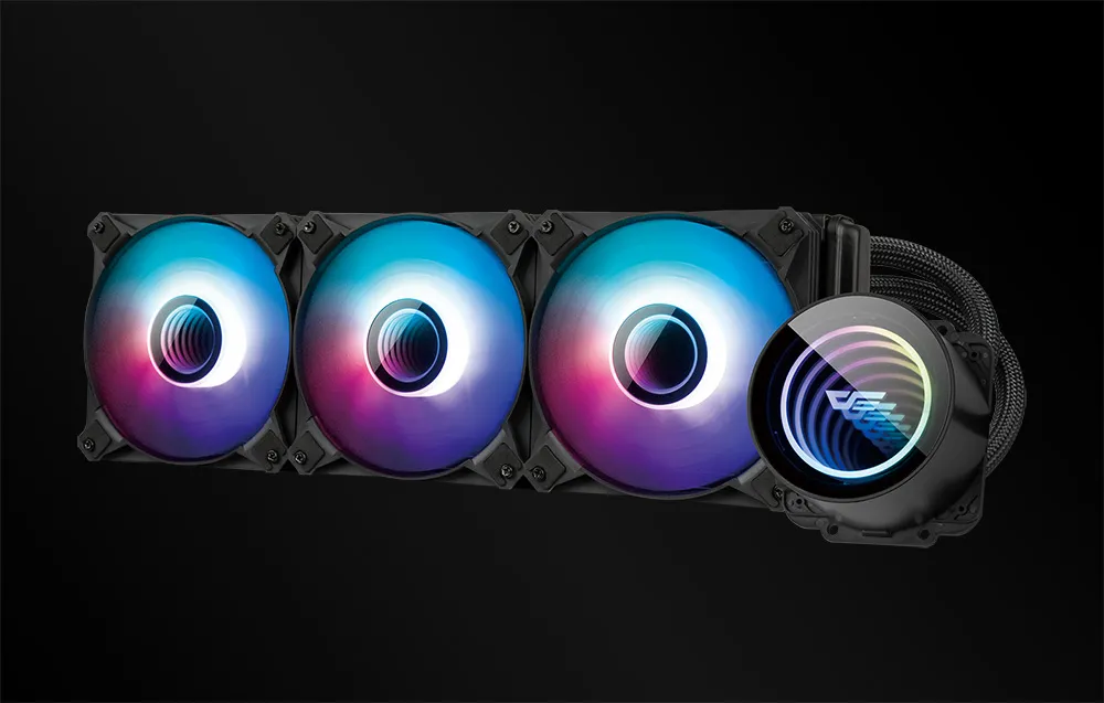 Chłodzenie wodne komputera Darkflash DX360 V2.6 ARGB 3x 120x120 białe