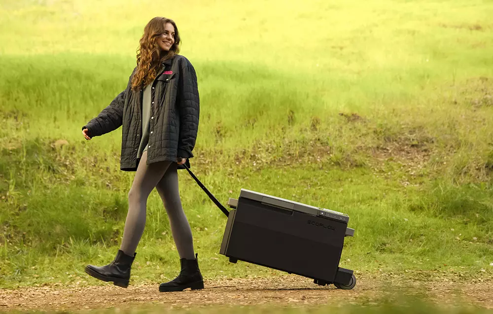 Zdejmowane koła i dźwignia EcoFlow Glacier