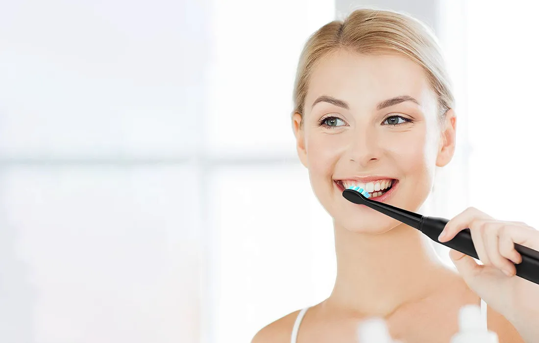 Szczoteczki soniczne do zębów FairyWill FW-507 z zestawem końcówek