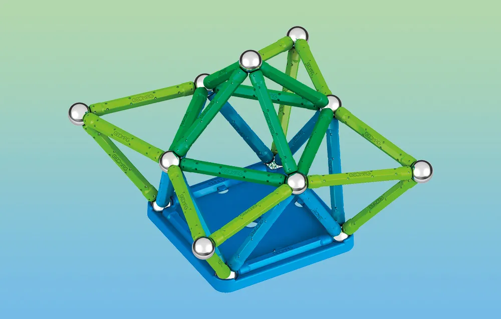 Klocki magnetyczne Classic Recycled 60 elementów GEOMAG GEO-272
