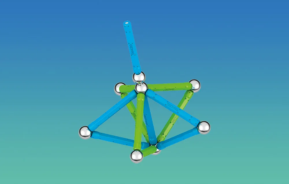 Klocki magnetyczne Classic Recycled 25 elementów GEOMAG GEO-275
