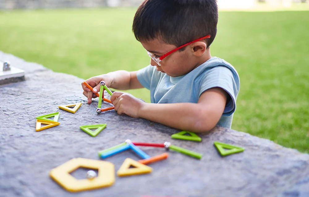 Klocki magnetyczne Supercolor Panels Recycled 35 elementów GEOMAG GEO-377