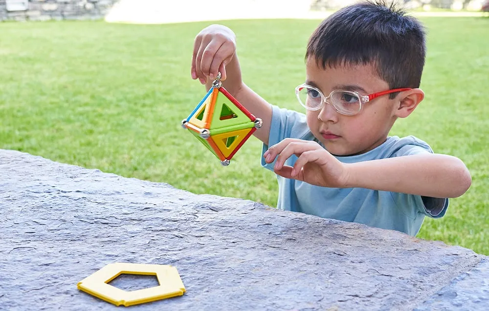 Klocki magnetyczne Supercolor Panels Recycled 35 elementów GEOMAG GEO-377