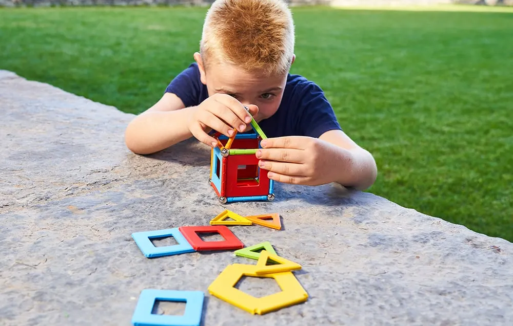 Klocki magnetyczne Supercolor Panel Recycled 52 elementy GEOMAG GEO-378